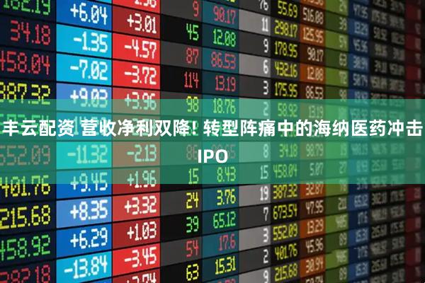 丰云配资 营收净利双降! 转型阵痛中的海纳医药冲击IPO