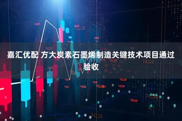 嘉汇优配 方大炭素石墨烯制造关键技术项目通过验收